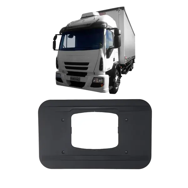 Moldura Iveco Teto Plano Medio/baixo S6 Preta