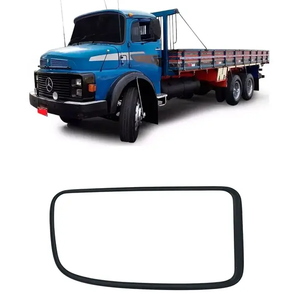 Moldura Quadro Porta Esquerda Caminhão MB 1113 até 2013