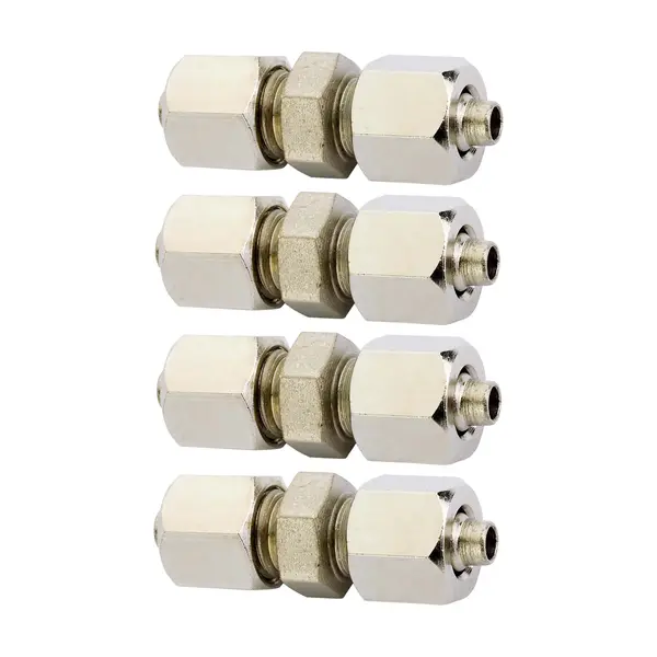 Niple Emenda Calibrador Rodoar 6 Mm KIT 4 Peças