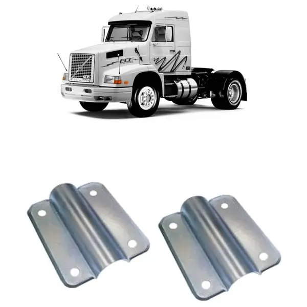 Par Abraçadeira Suporte Paralama Caminhão Volvo EDC