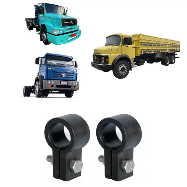Par Abraçadeira Tirante Espelho Caminhão MB VW Ford 18MM