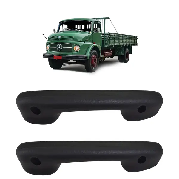 Par Apoio Braço Puxador Porta Caminhão MB 1113 Antigo Macio