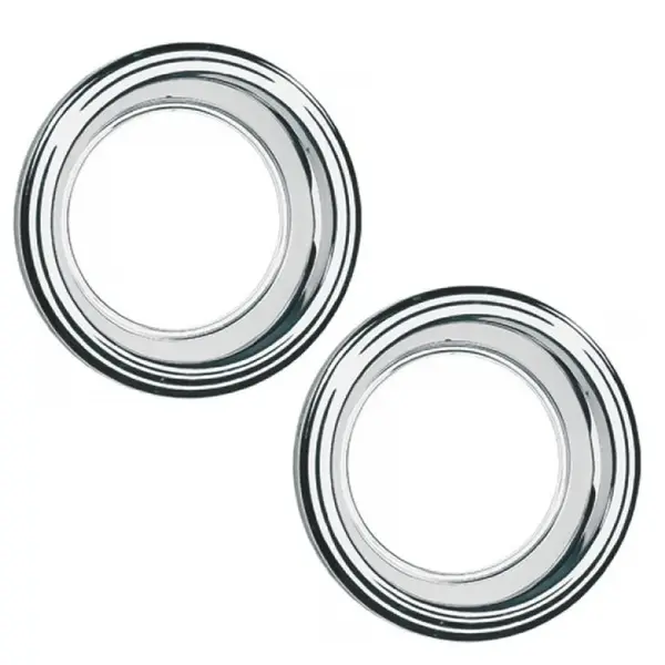 Par Aro de Calota Cromada para Caminhão 3/4 Aro 17,5