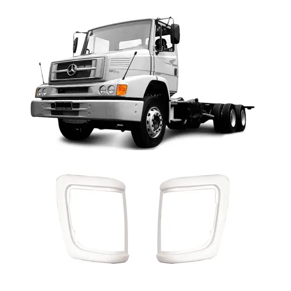 Par Aro Moldura Seta Pisca Caminhão MB 1620 Atron