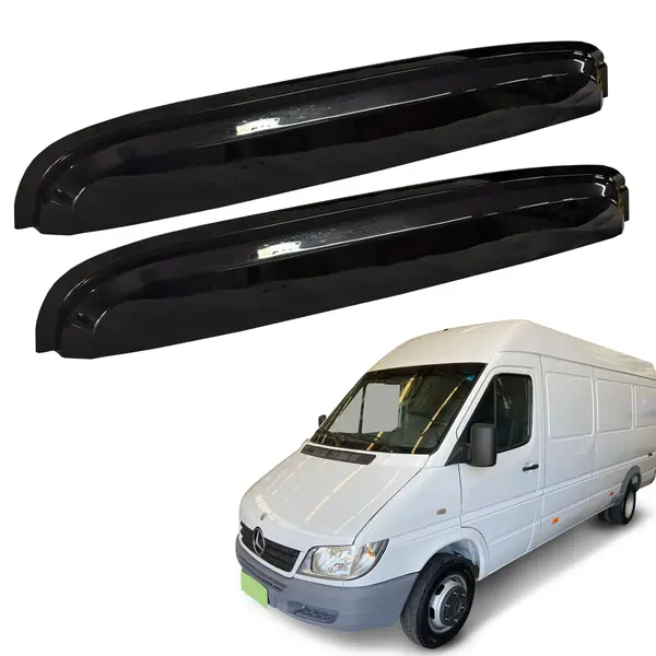 Par Calha de Chuva Van MB Sprinter 2012 Acrilico Fume