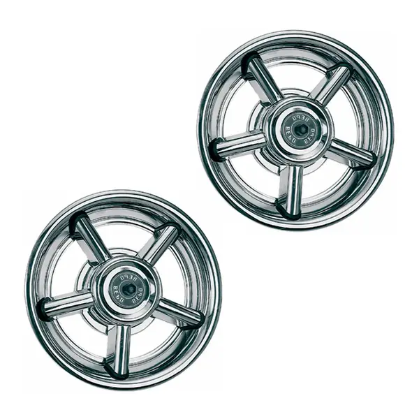 Par Calota Aro 17,5 Helice 5P Caminhão MB 710 Ford Cargo VW