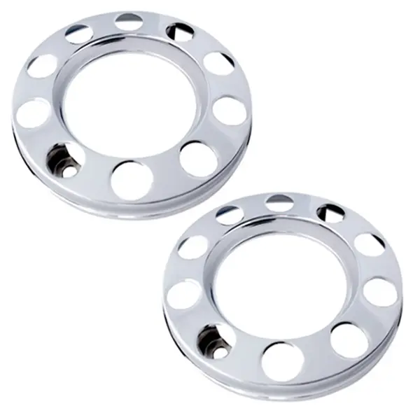Par Calota Aro Dianteiro 10 Furos A20/22 Caminhão C/2 Sup