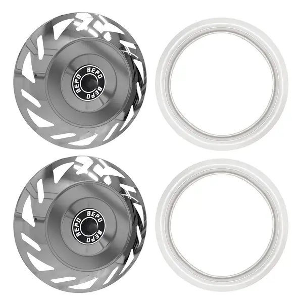 Par Calota Dianteira Aro 16 MB 608 708 Ford F4000 c/ Faixa