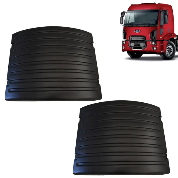 Par Centro Para-Lama Traseiro para Caminhão Ford Cargo 2012 á 2019 Sem Presilhas