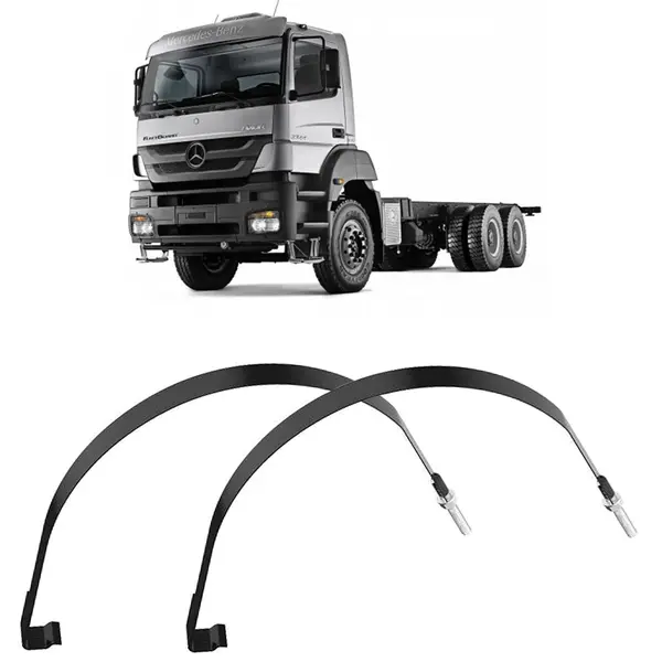 Par Cinta Tanque Combustível Cilíndrico Caminhão MB Axor 660MM