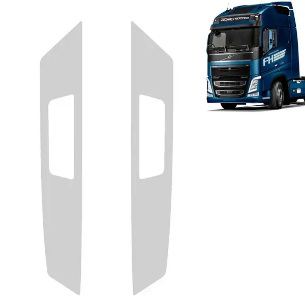Par de Apliques em Inox Retrovisor Volvo FH a Partir de 2015