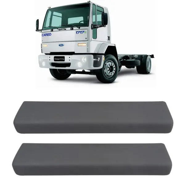 Par Descansa Braço Caminhão Ford Cargo Cinza - Apoio Confortável e Resistente