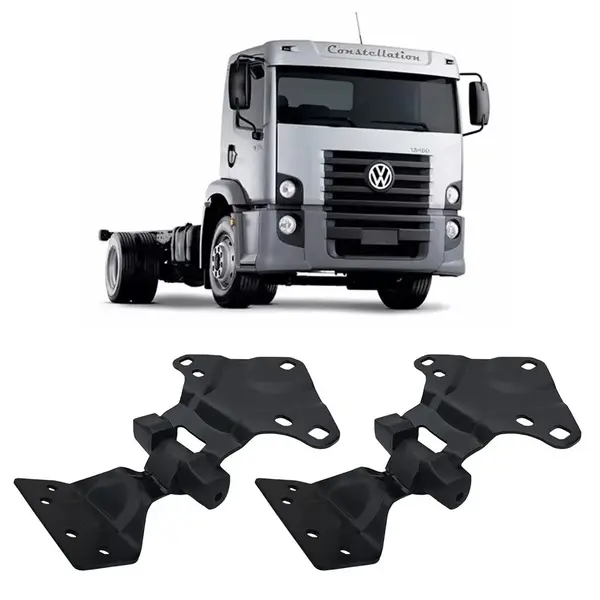 Par Dobradiça Capô Grade Central Caminhão VW Constellation
