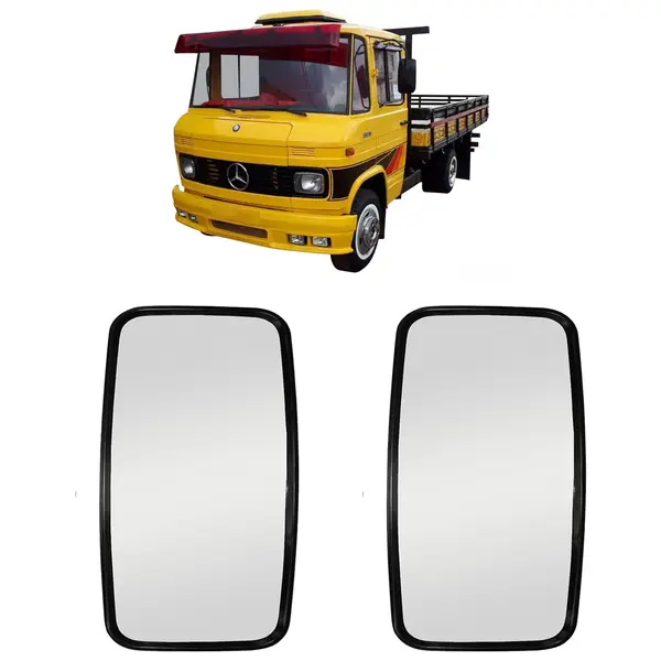 Par Espelho Retrovisor Caminhão MB 608 708 Plano Bepo