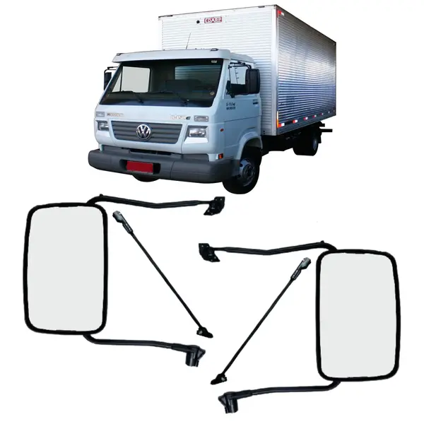 Par Espelho Retrovisor Convexo VW Worker 2000-2009 - Alta Visibilidade e Durabilidade