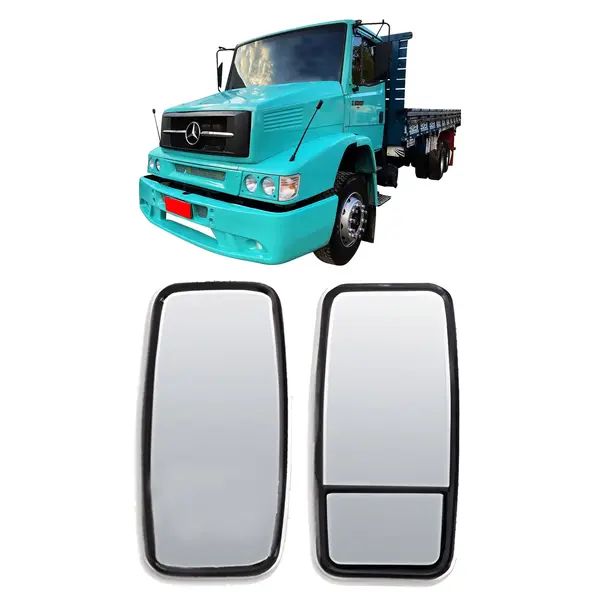 Par Espelho Retrovisor MB 1618 1620 1630 C/bifocal Motorista