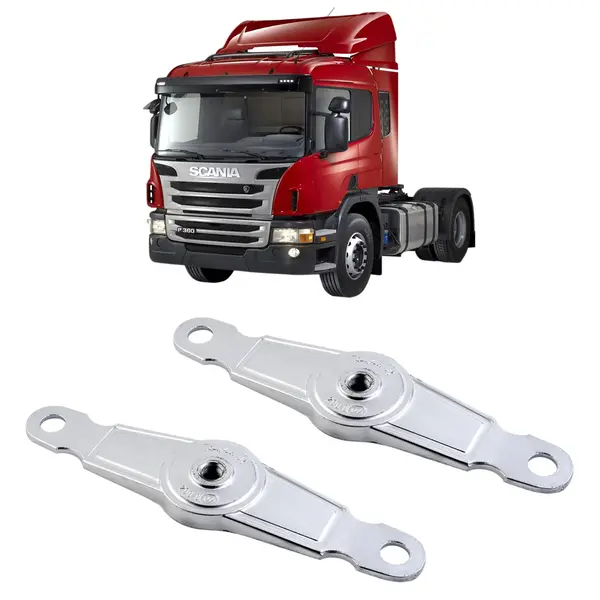 Par Flange Rodoar Dianteira Caminhão Sc MB Volvo Roda Disco