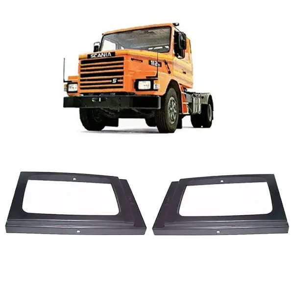 Par Moldura Farol Caminhão Modelo Sc 112 LD e LE Plástico