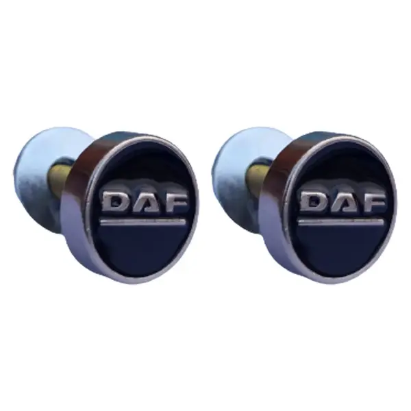 Par Parafuso para Fixar Placa Alumínio para Caminhão Logo DAF