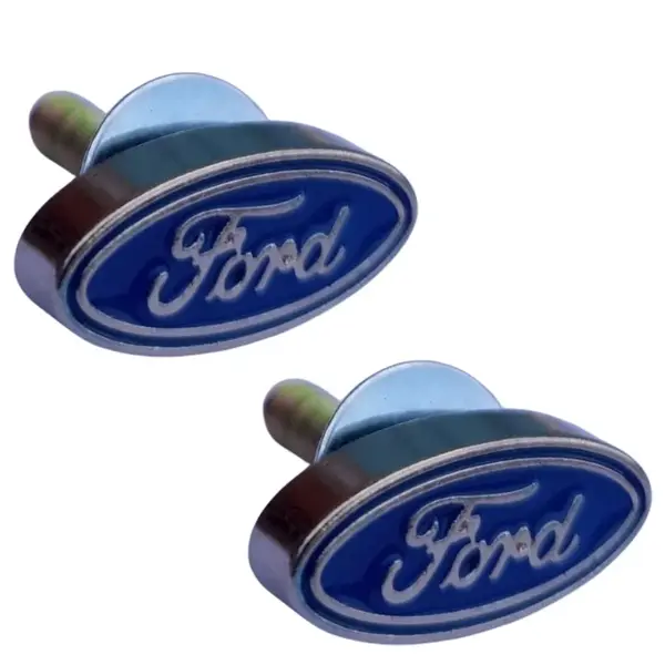Par Parafuso para Fixar Placa Alumínio para Caminhão Logo Ford
