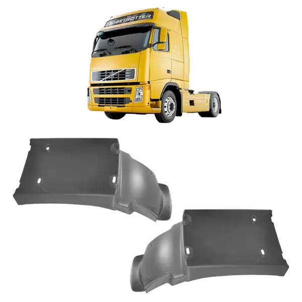 Par Paralama Traseiro Cabine Caminhão Volvo FH 2004 a 2014