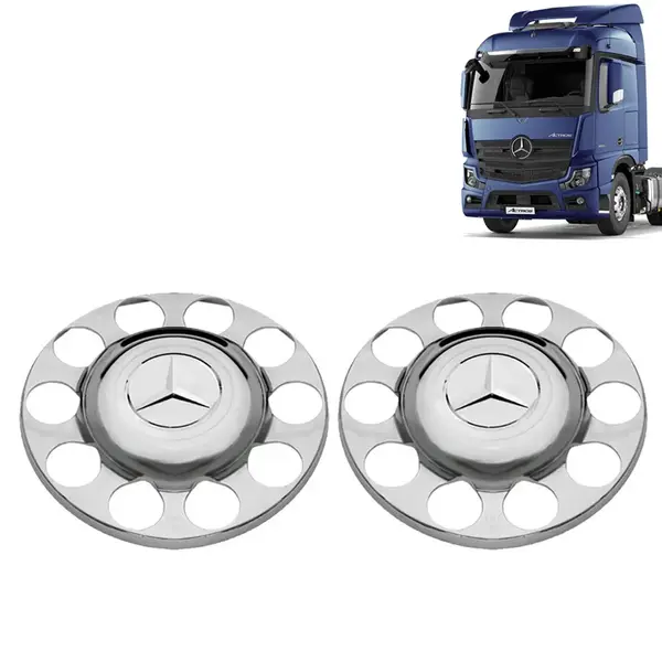 Par Sobre Tampa Cubo Tração para Caminhão MB Axor / Actros Sem Redução