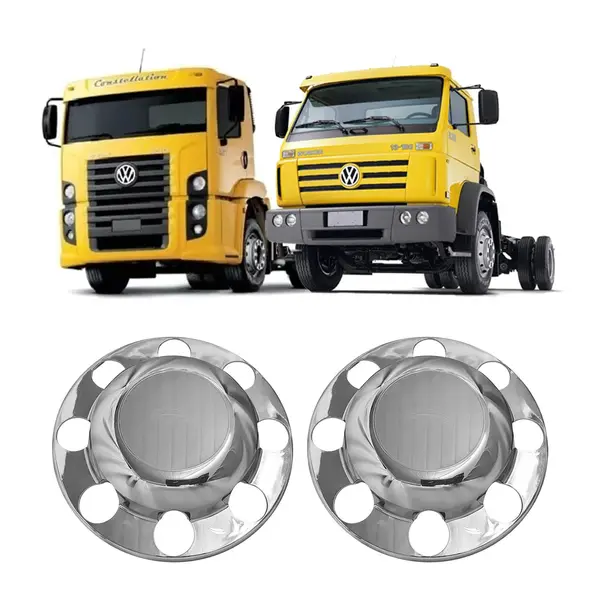 Par Sobre Tampa Cubo Tração VW Constellation Worker Titan 8f