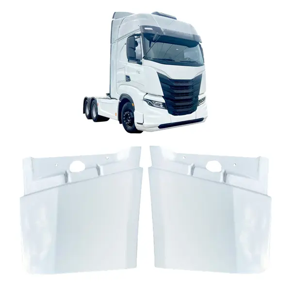Par Tampa Estribo Caminhão Iveco S-way Extensão Porta