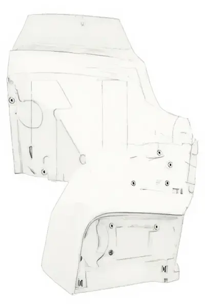Parachoque Diant Lateral Direito MB Actros — 960.880.0191