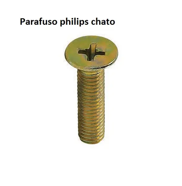 Parafuso Philips 6X20 Chato Batente/dobradica