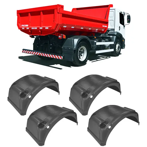 Paralama Carreta Facchini 2012 a 2015 ( KIT c/ 4 Peças )