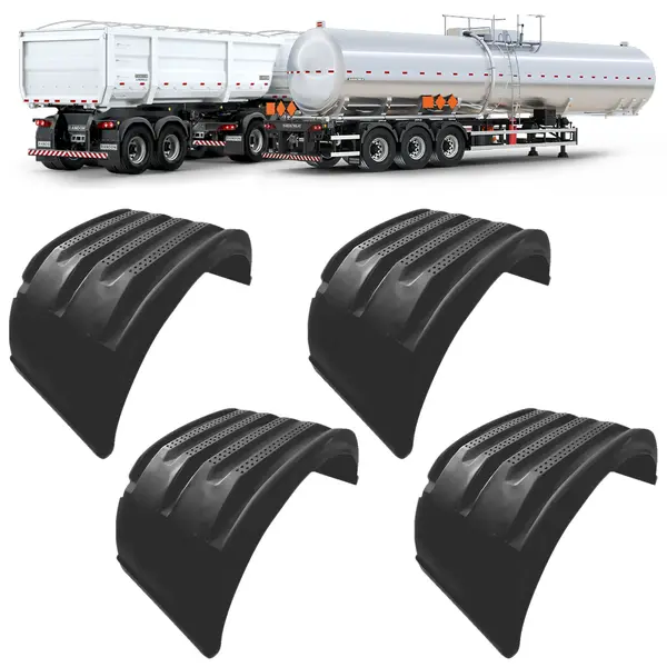 Paralama Carreta Tanque Implemento Reforçado Randon 2007 KIT C/4PÇ