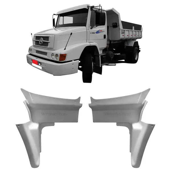 Paralama Estribo Caminhão MB 1620 Par