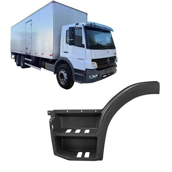 Paralama Estribo MB Atego 2005 a 2023 L/e Fibra (smc)