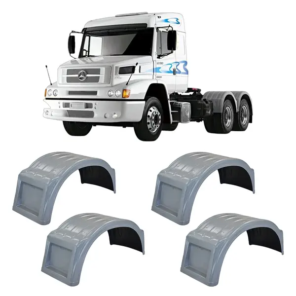 Paralama Tração Caminhão MB 1634LS 1938S 1938LS Inteiro 4PÇS