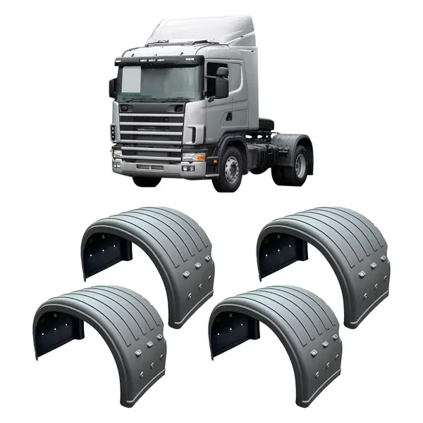 Paralama Tração Caminhão Sc S4 S5 Reforçado ( KIT c/ 4 Peças )