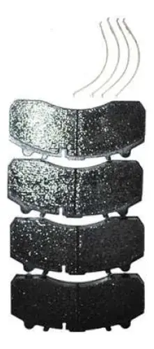 Pastilha Freio para Scania K124 K420 — N0015210007