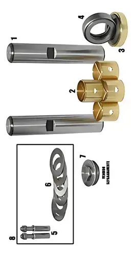 Pino Manga Eixo para Ford 815 para Agrale MA10 — 2R0407361A