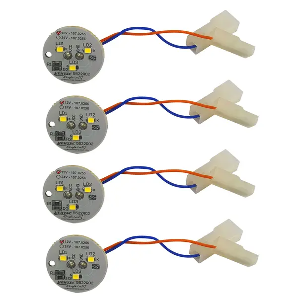 Placa Luminoso Interno Climatizador Resfriar 12V ( KIT c/ 4 Peças )