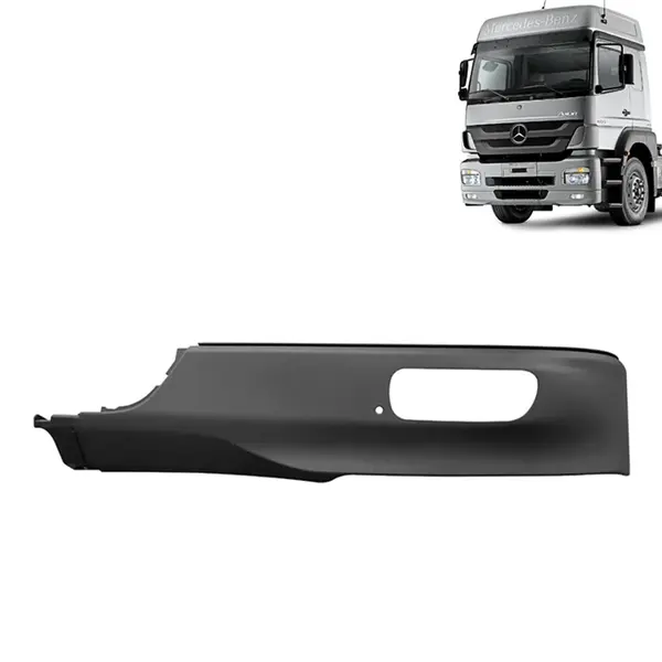 Ponteira Acabamento Para-Choque para Caminhão Mercedes-Benz Axor Lado Esquerdo