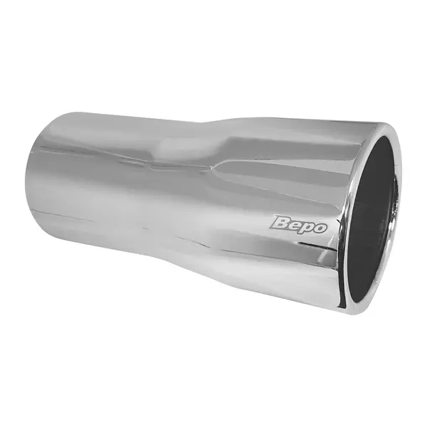 Ponteira Escapamento Caminhão Cromada Reta 2,5 Polegadas - 18 Cm