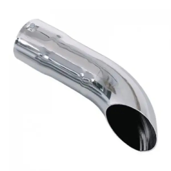 Ponteira Escapamento Curta 2″ 1/2 25 cm Cromado