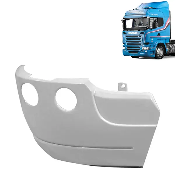 Ponteira Lado Direito Capa Para-Choque Largo para Caminhão Scania P / G / R – S5 / S6 2010 á 2019