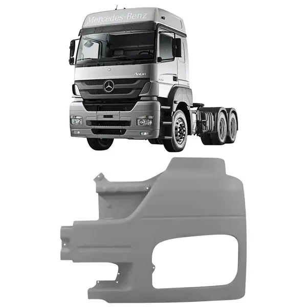Ponteira Parachoque Caminhão MB Axor 2540 2544 L/e