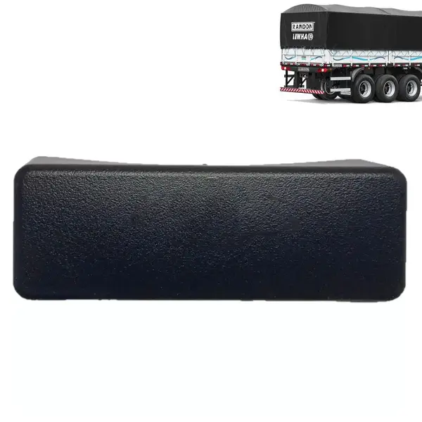 Ponteira Plástica Tira Fino Protetor Ciclista Retangular Caminhão 30x100mm