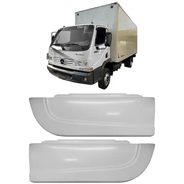 Ponteira Spoiler Caminhão MB Accelo 715 815 915 1016 Par