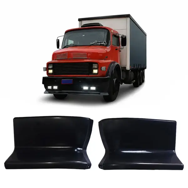 Ponteira Spoiler MB 1113 1114 Cara Preta com Bigode Par Resistente e Fácil de Instalar