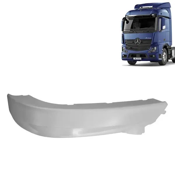 Ponteira Spoiler Para-Choque para Caminhão MB Actros Após 2020 Lado Direito
