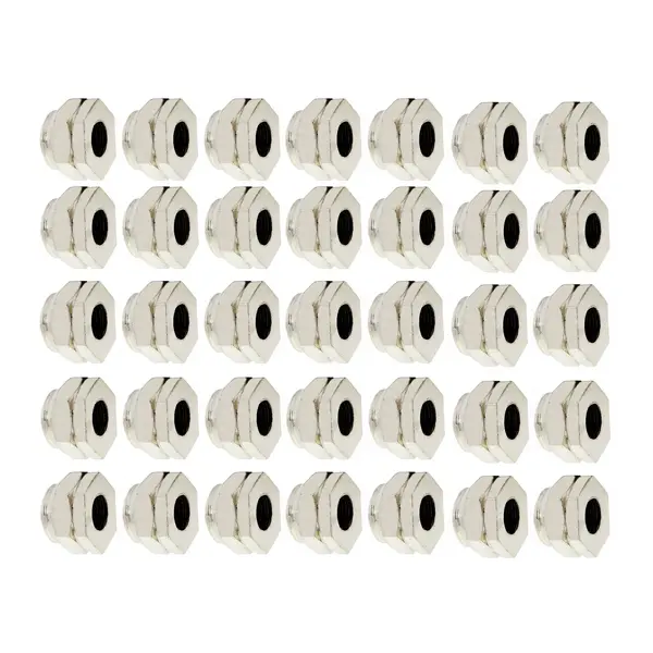 Porca Calibrador Rodar Calota Cromado KIT c/ 35