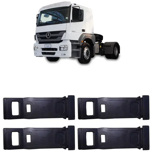 Presilha Paralama Traseiro MB Axor Actros 1933 KIT 4 Peças